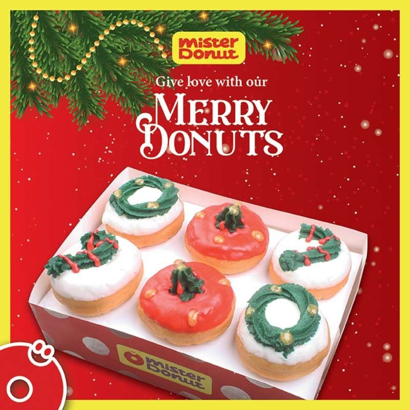 Mister Donut membuat Liburan lebih manis dengan Merry Treats!