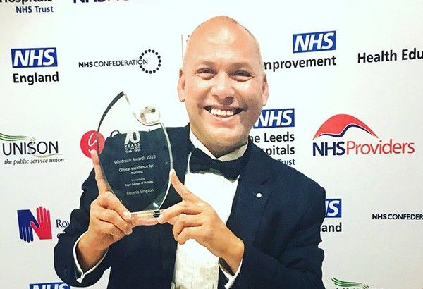 Perawat Filipina mendapatkan penghargaan ‘Perawat Komunitas Internasional Terbaik Tahun Ini’ di Inggris