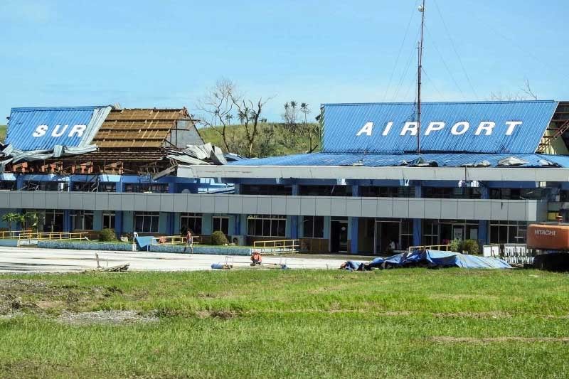 Siargao Airport winasak ng bagyong Odette