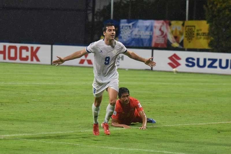 Hattrick Marañon mengakhiri kemenangan Azkals di Suzuki Cup vs Myanmar