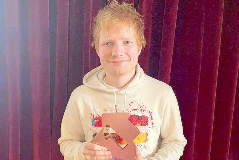 Sheeran is still on symbols kick in 5th album