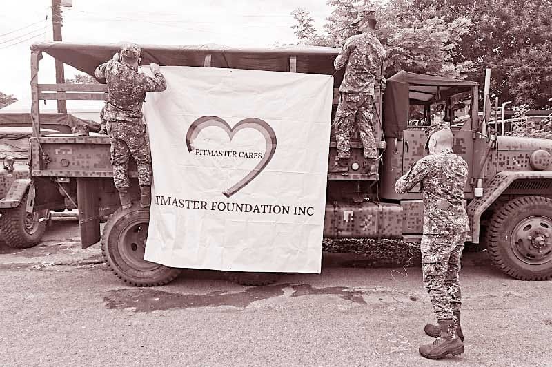 Pitmaster, Philippine Marines sanib-pwersa sa Odette relief distribution