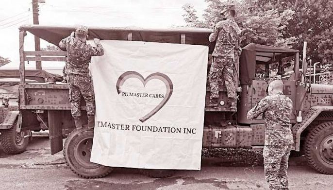 Pitmaster, Philippine Marines sanib-pwersa sa Odette relief distribution