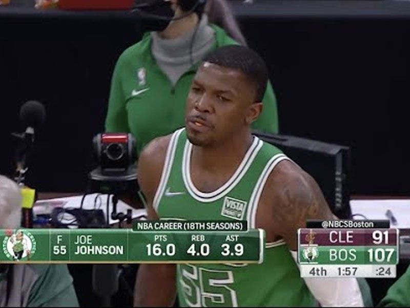 Joe Johnson makes NBA return at 40 to help Covid-stricken Celtics win