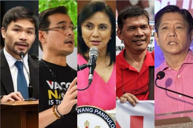 SILIPIN: 15 presidential bets na kasama sa 'tentative list' ng Comelec para sa 2022