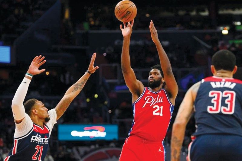 Wizards tumukod sa 76ers