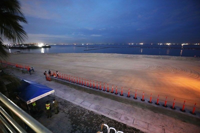 Manila City gov't says open to using Manila Bay dolomite beach as vaccination site