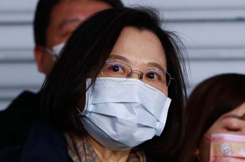 Taiwan leader urges China to curb 'military adventurism'