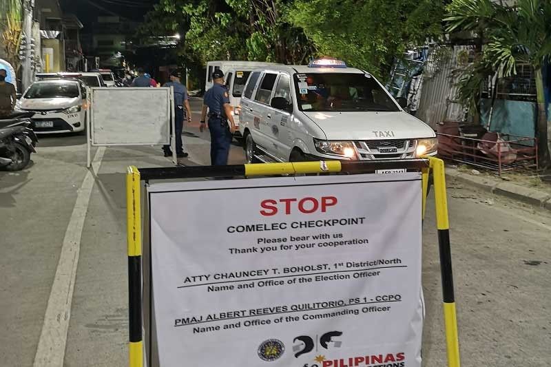 Central Visayas cops note peaceful start of gun ban