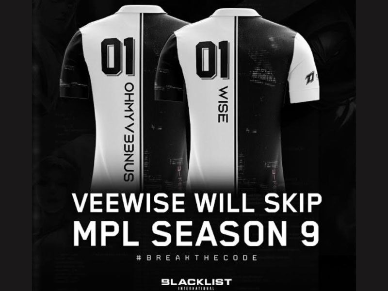 VeeWise duo to miss MPL PH Season 9