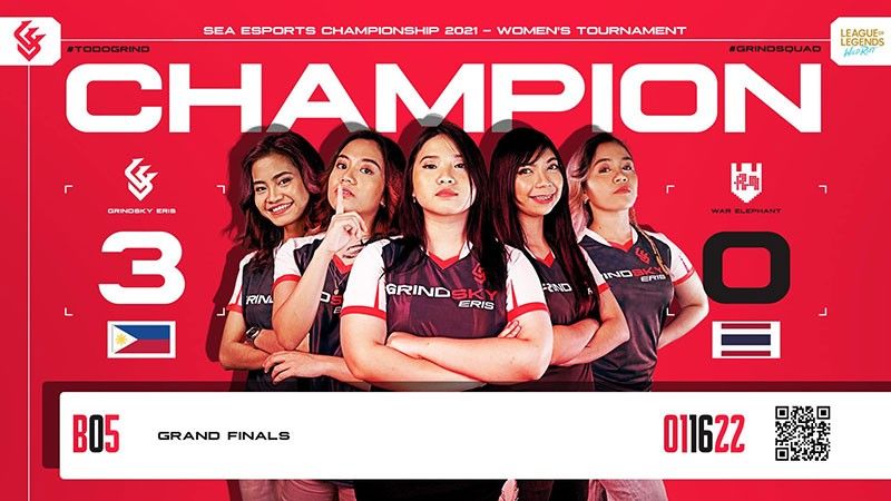 GrindSky Eris tops Women's WildRift SEA eSports Championship