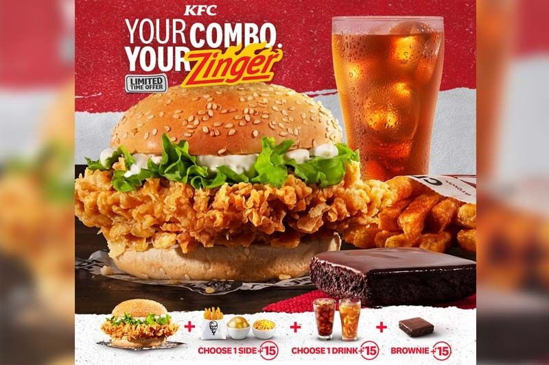 Limited time offer lets you mix and match your own KFC Zinger 