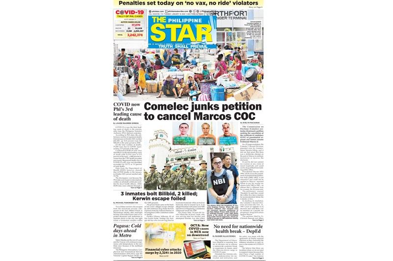 The STAR Cover (January 18, 2022)