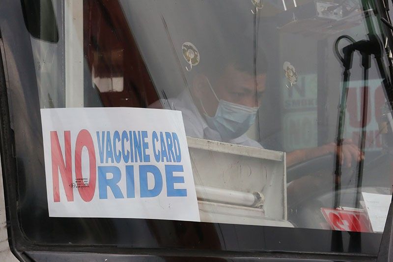 Undercover cops to monitor 'no vax, no ride' policy on public transport - Philstar.com