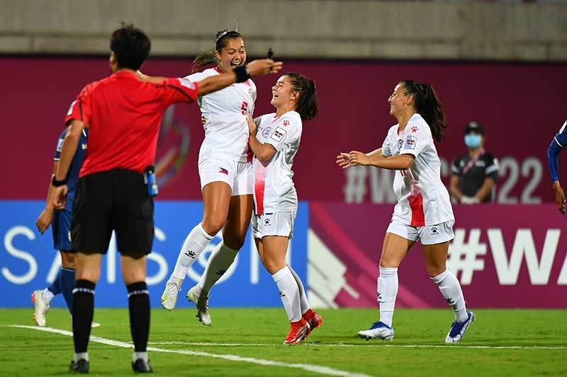 Filipinas take breakthrough win vs Thais in AFC Women's Asian Cup