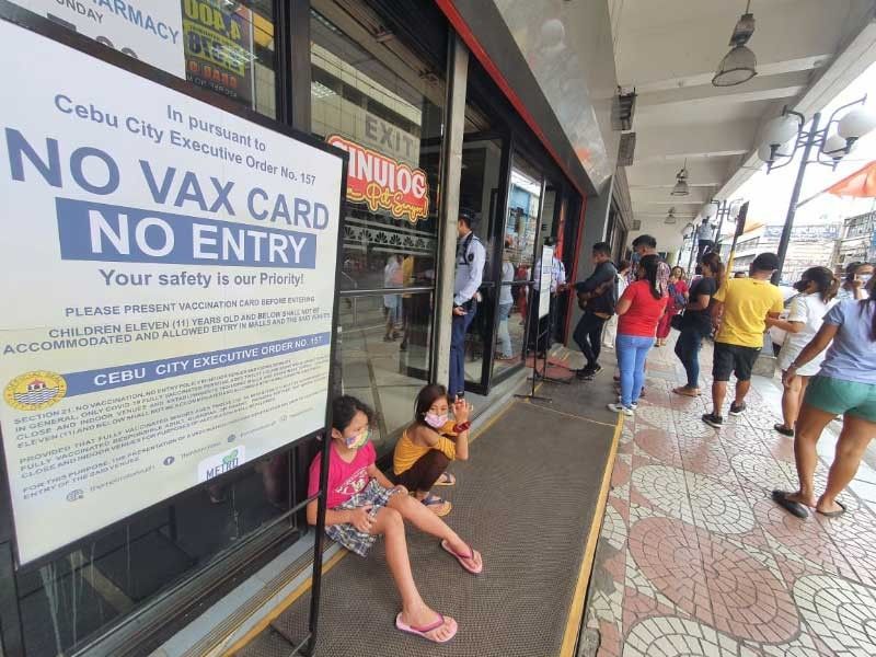 For unvaxxed minors: Stricter rules in Cebu City