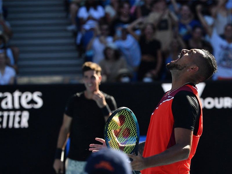 'An absolute knob': Rival slams Kyrgios' Australian Open antics