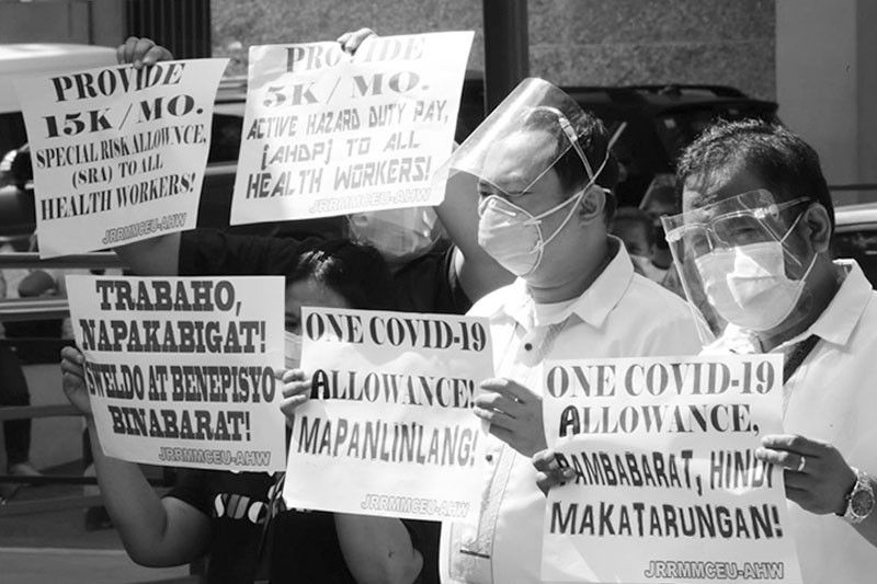Benepisyo, allowance ng public, private health workers lusot na