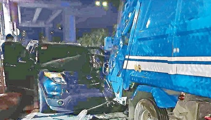 Diether Ocampo hurt in Makati car crash