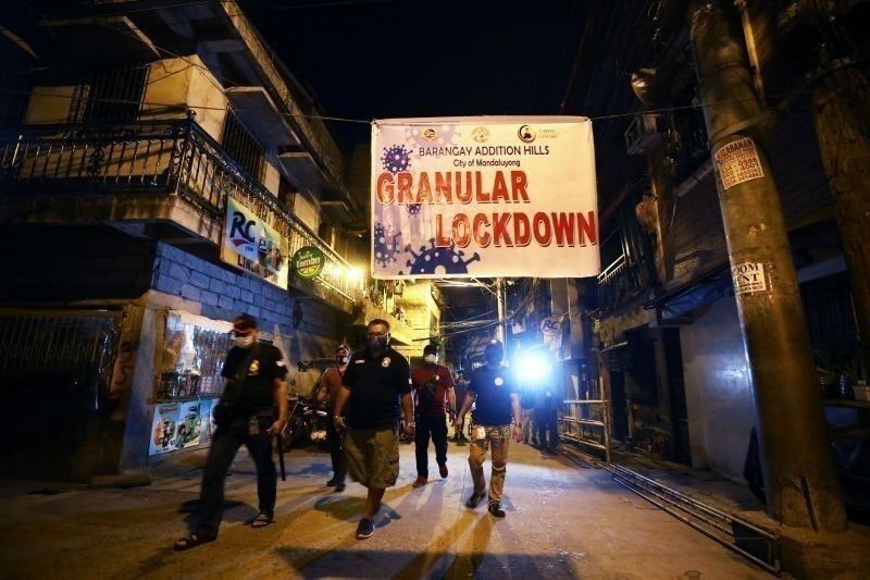 PNP: 489 lugar na lang ang naka-granular lockdown