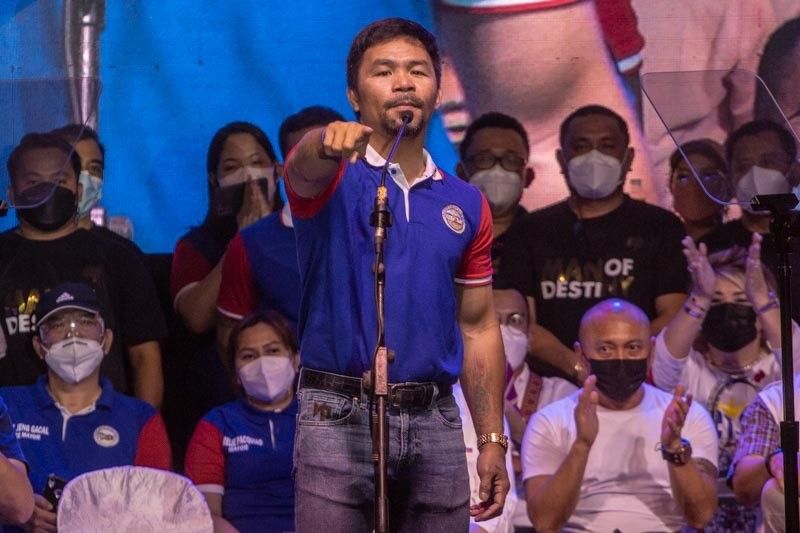 Pacquiao pitches jobs, justice as he banks on voters from Visayas and Mindanao