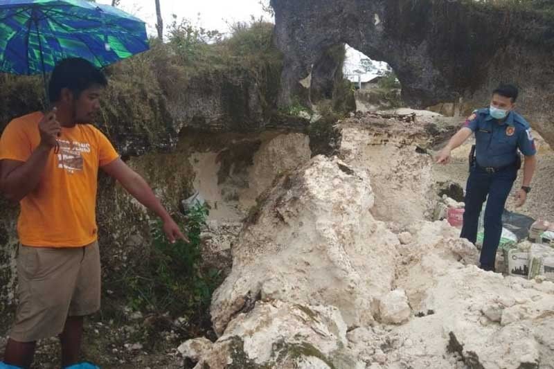 Limestone rock falls, kills boy in Tabuelan