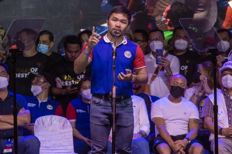 Pacquiao to form 'peace panel' to resolve West Philippine Sea row if elected president