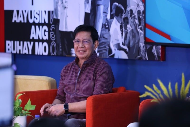 Lacson downplays poor ratings in poll surveys