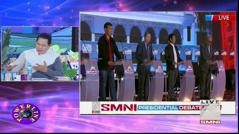 2022 VP debates ng SMNI kanselado; Part 2 ng presidential gagawin