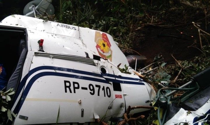 PNP: 1 dead, 2 injured in Quezon helicopter crash