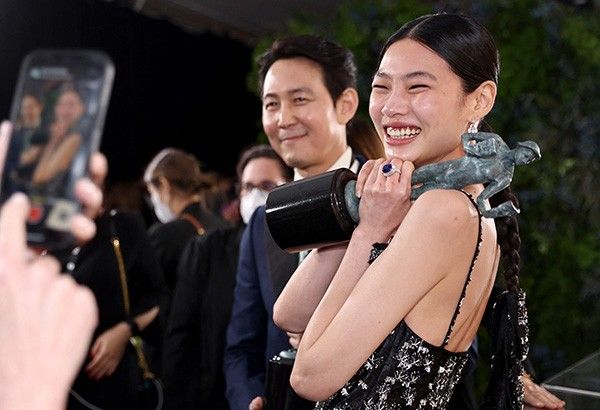 'Squid Game' starsÂ make history as 1st Asians to win best drama acting SAG Awards