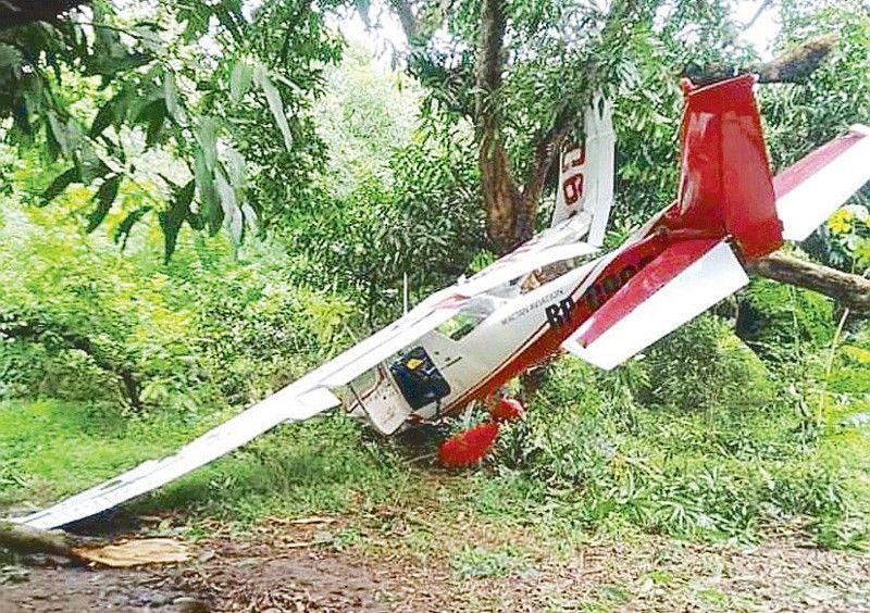 2 hurt as Cessna plane crashes in Davao Oriental