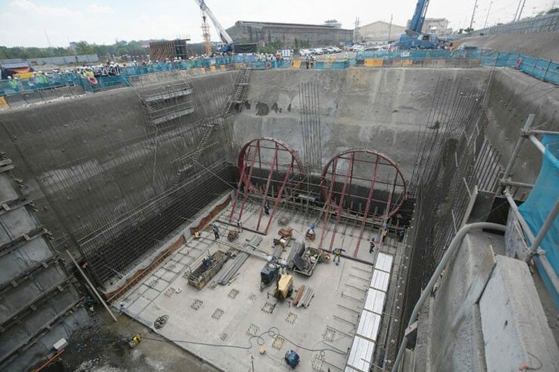 Metro Manila Subway project lowers first tunnel boring machine