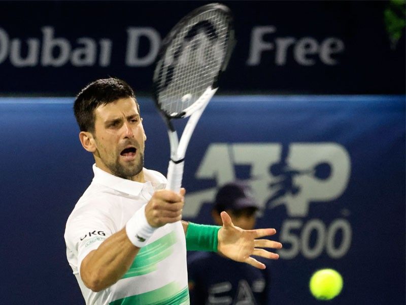 Flawless Djokovic sets up Medvedev blockbuster in Dubai