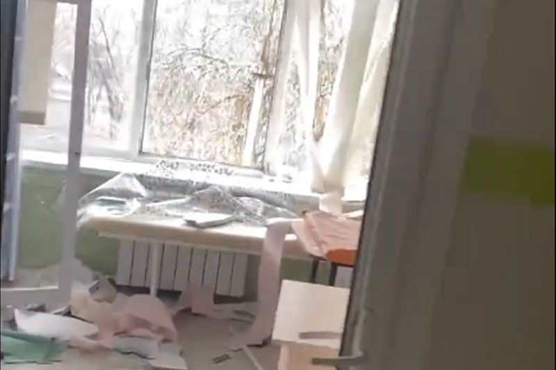 Air strike wounds 17 staff at Ukraine children's hospital