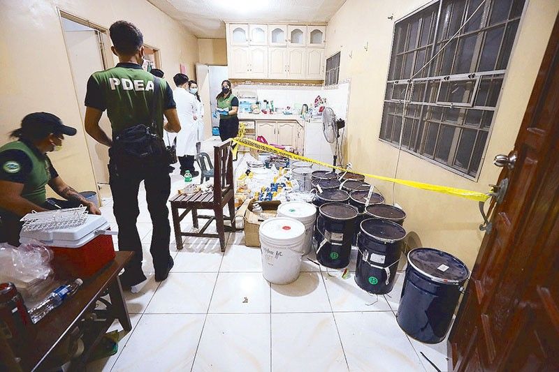 Shabu lab raided in Caloocan