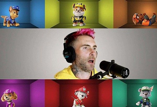 WATCH: Adam Levine goes pink in 'Paw Patrol' soundtrack video