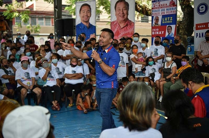 Pacquiao wants to end contractualization if elected president