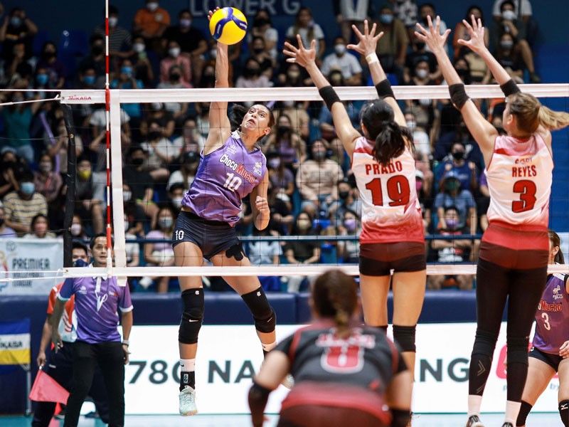 Tolentino tows Choco Mucho past PLDT, into PVL semis