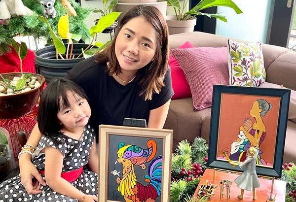 Bulan Wanita: Artis yang berbasis di Davao, Tanya Gaisano Lee, memperkenalkan nampan seni dekoratif rumah