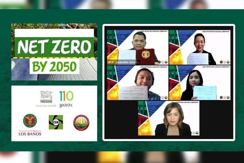 Net Zero IdeaNation: UPLB, NestlÃ© partner to generate sustainable solutions from the youth
