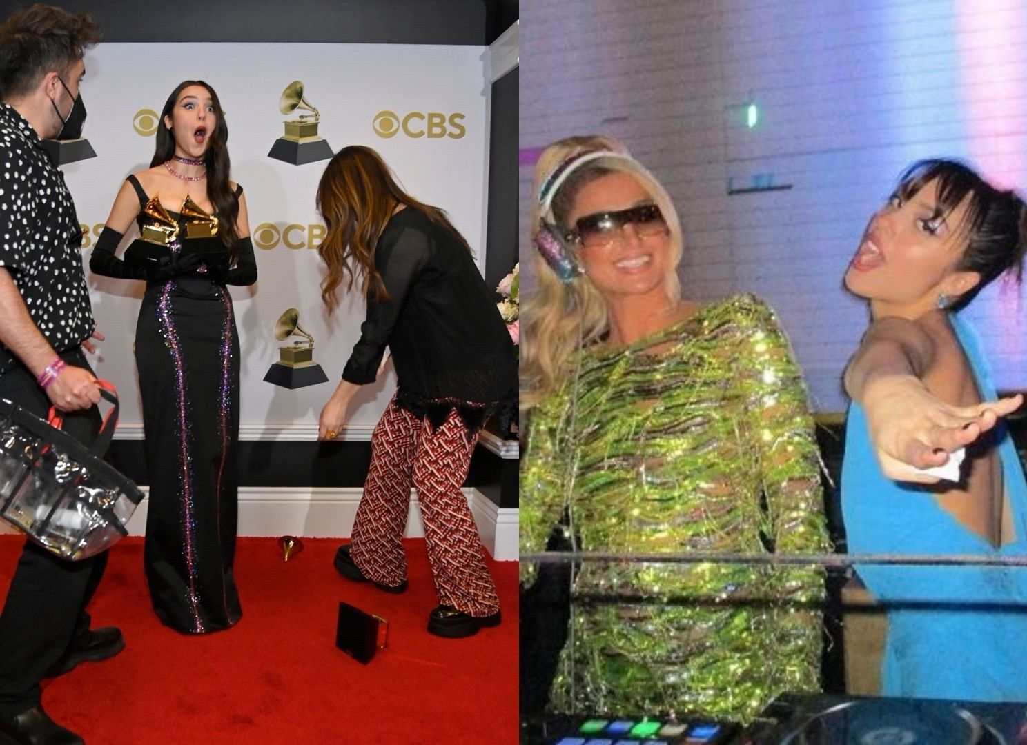 Olivia Rodrigo breaks one of her Grammys; parties with Paris Hilton