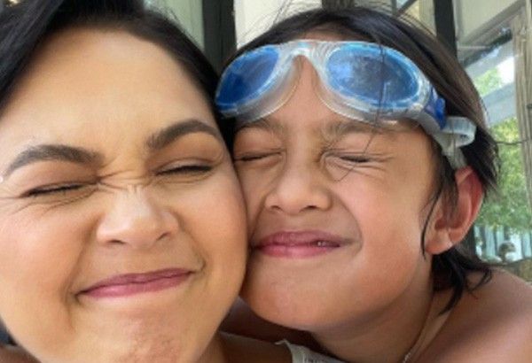 Judy Ann Santos, son Lucho react to return to in-person schooling