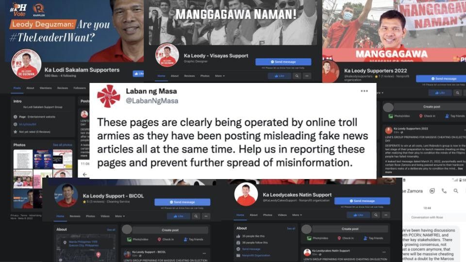 Laban ng Masa warns public of fake pages posing as Ka Leody supporters