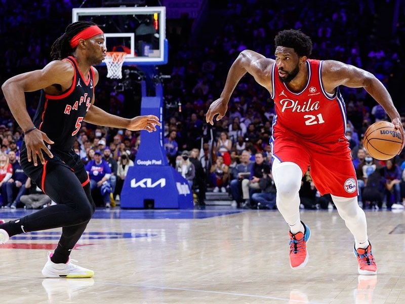 Embiid powers 76ers to 2-0 lead over Raptors in NBA playoffs