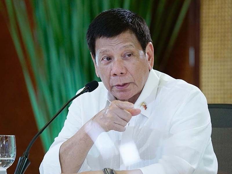 Duterte says AFP, PNP should be automatically exempted from gun ban