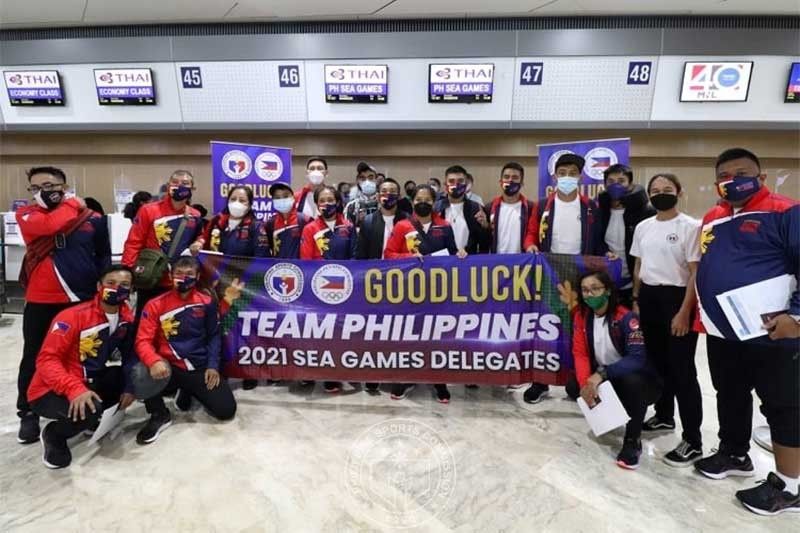 In photos: Philippine beach handball, kickboxing teams head to Vietnam