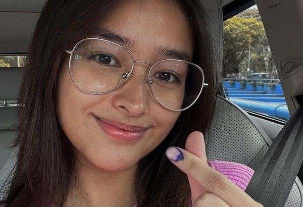 'Para sa bayan!': Celebrity first-time voters flex inked fingers