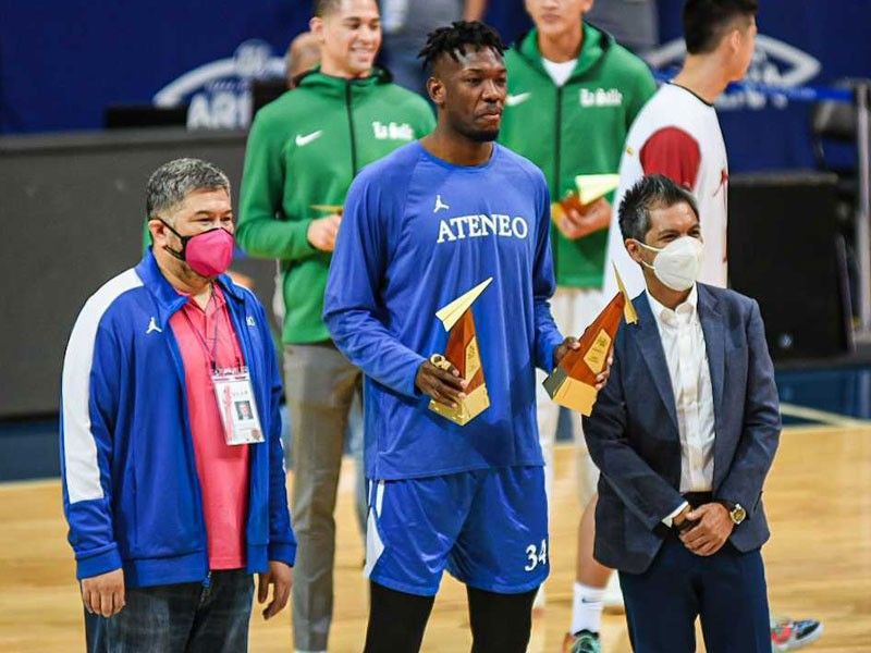 Ateneoâs Kouame formally named UAAP's best cager