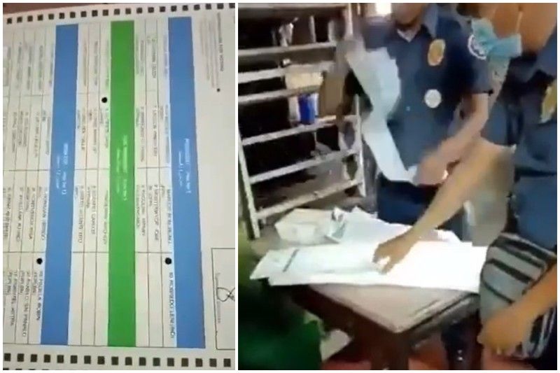 2 pulis Cotabato sibak sa pagpupunit ng shaded ballots sa viral video